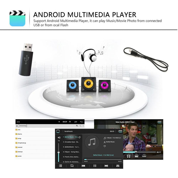 A2742 For Volkswagen 7-inch 1+16G Android Car Navigation Central Control Large Screen Player With Wireless CarPlay Standard+AHD Camera