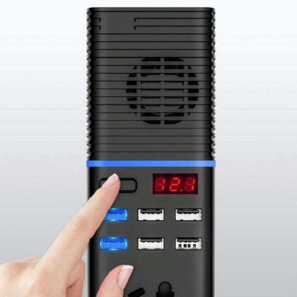 Car Inverter 12v/24v To 220v Household Power Converter Multi-Function Car Socket, Specification:V20-C For Cars