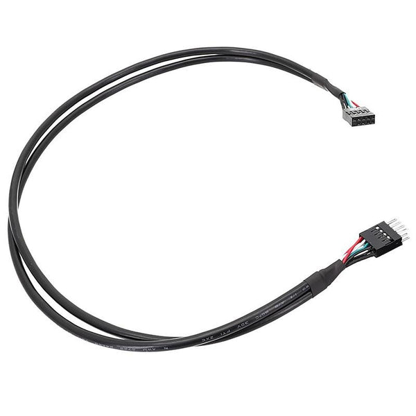 60cm Motherboard 9Pin USB2.0 Extension Cable 26AWG Double Shielded Cord