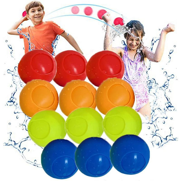8 PCS Children Silicone Water Polo Water Fight Toy For Venting Decompression, Diameter: 6cm(Royal Blue)