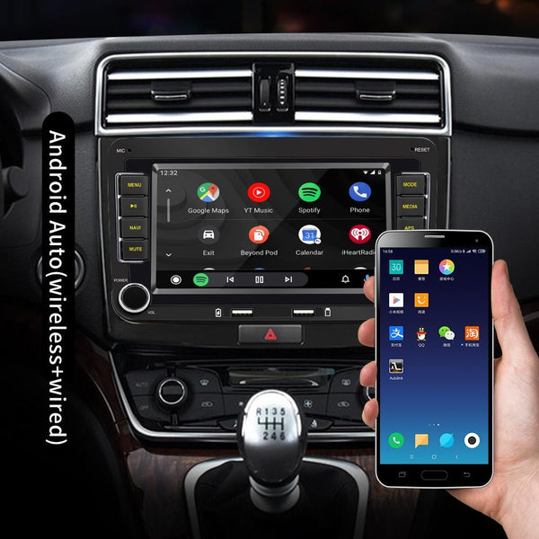 S9070 For Volkswagen 7 inch Portable Car MP5 Player Support CarPlay / Android Auto, Specification:2GB+32GB(Black)