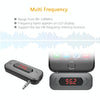 Doosl DSER116 Multifunctional Car FM Transmitter Wireless Music Receiver with 3.5mm Jack & LCD Display, Support Hands-free Call(Black)