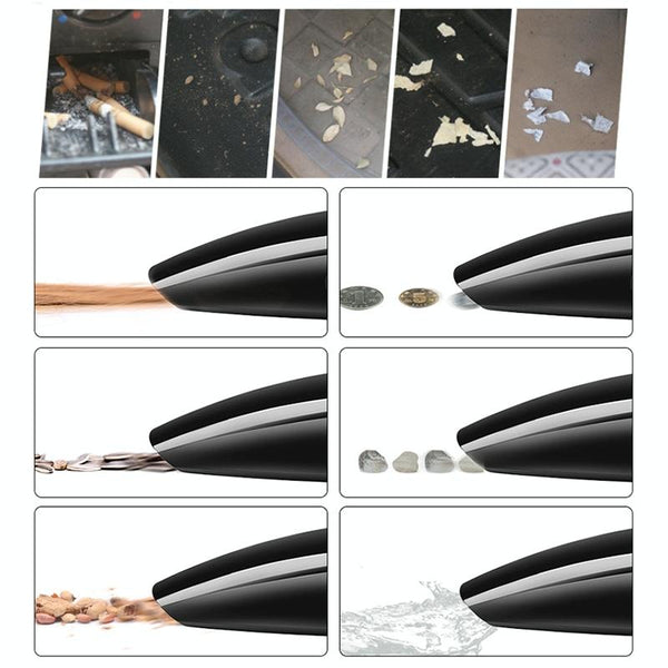 Eighth Generation Car Vacuum Cleaner 120W Wet and Dry Dual-use Strong Suction(Orange)