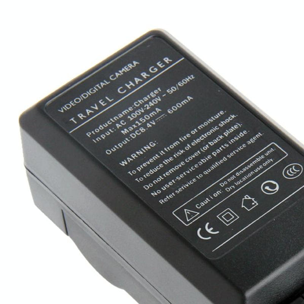 Digital Camera Battery Travel & Car Charger for Canon NB-10L(Black)