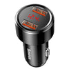 Baseus 45W Dual QC Car Digital Display Intelligent Quick Charge Charger(Black)
