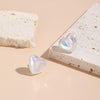 E2209-6 Symphony Sliced Heart Stud Earrings Jewelry