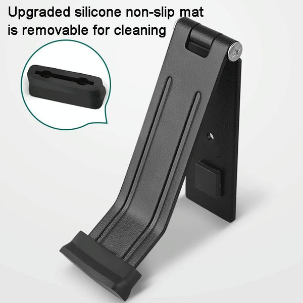 Magnetic Door Stopper Pedal Opening And Closing Door Catch For Bottom of Door(Black)