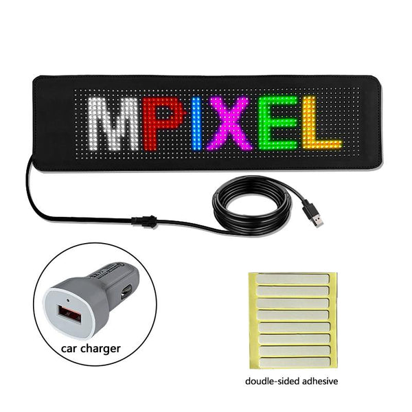 788x90mm Vehicle Rear Window Color Flexible LED Electronic Screen