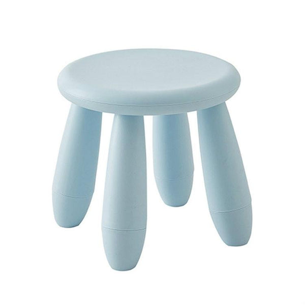 Colorful Children Stool Chair Baby Stool Plastic Kindergarten Stool(Light blue)
