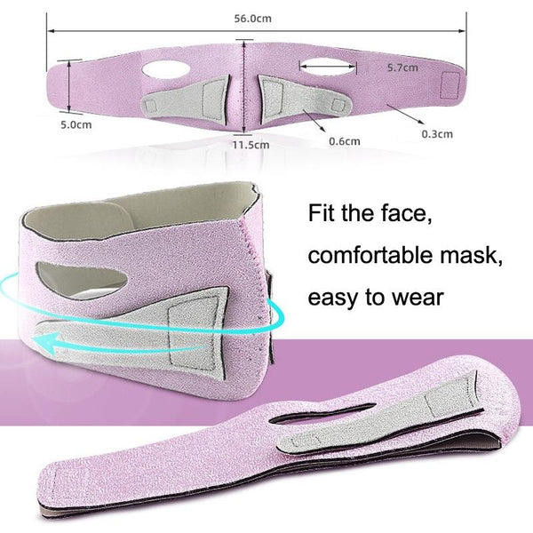Facial Firming Lifting Treatment Face Mask(Light purple)