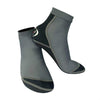 DIVE & SAIL 1.5mm Neoprene + Nylon Snorkeling Socks Diving Socks Anti-slip Anti-scratch Beach Socks, Size:S (33-35)(Men Gray)