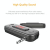 Doosl DSER116 Multifunctional Car FM Transmitter Wireless Music Receiver with 3.5mm Jack & LCD Display, Support Hands-free Call(Black)