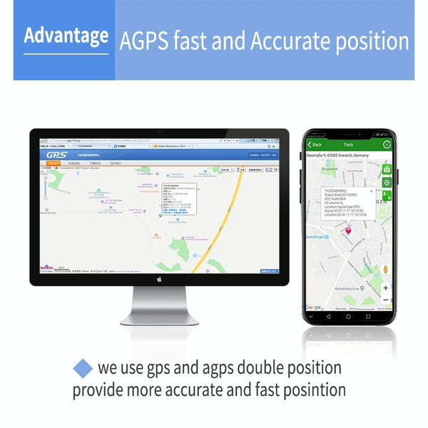 TK600 2G GPS / GPRS / GSM Strong Magnetic Realtime Car Truck Vehicle Tracking GPS Tracker