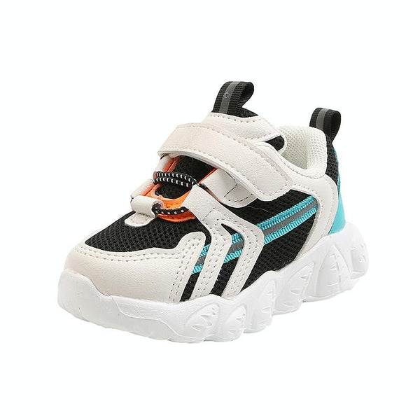 Children Sports Shoes Babies Breathable Net Shoes, Size: 30(Black)
