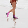 DIVE & SAIL 1.5mm Neoprene + Nylon Snorkeling Socks Diving Socks Anti-slip Anti-scratch Beach Socks, Size:M  (36-38)(Women Purple)