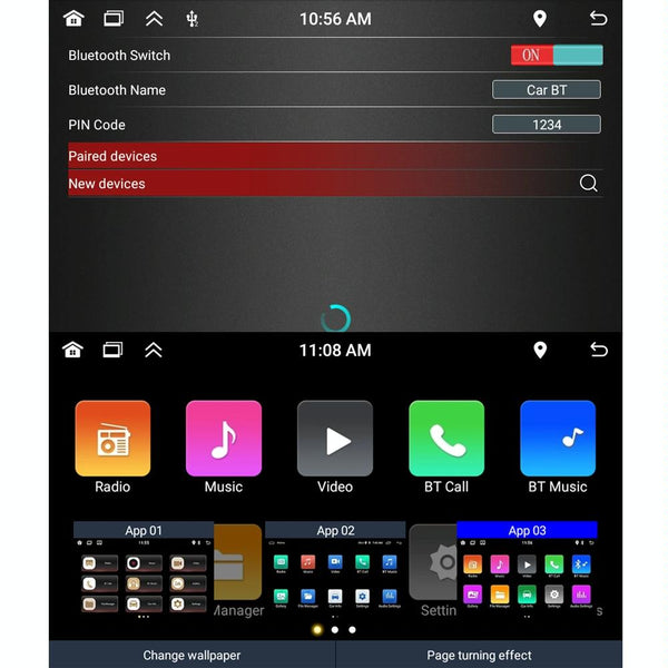 For Mercedes-Benz B200 Car Android Navigation Bluetooth FM Radio, Memory: 2+64G