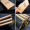 50 PCS Kraft Paper Phone Case Packaging Box  L Inner Tray   6.1-6.7 Inch(Blue)