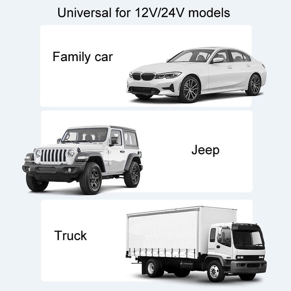 35cm 12V/24V Car Cigarette Lighter Automobile Universal Power Plug(Black)