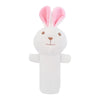 Baby Hand Rattles Toys Hand Grip Stick Newborn Soothing Toys,Style: White Rabbit