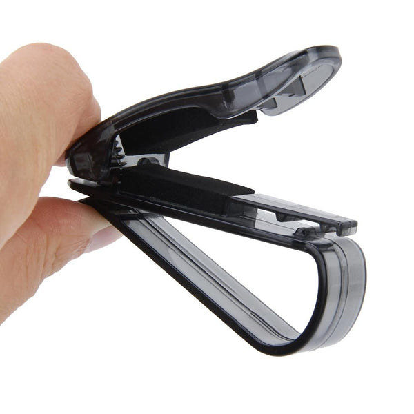 Car Multifunctional Sunglass Clip / Paper Business Card Clip(Black)