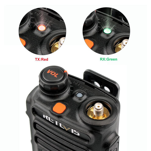 RETEVIS RT82 136-174&400-480MHz 3000CHS Dual Band DMR Digital Waterproof Two Way Radio Handheld Walkie Talkie, EU Plug(Black)