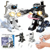 777-615 Battle RC Robot 2.4G Body Sense Remote Control Toys For Kids Gift Toy Model Mini Smart Robot Battle Toys For Boys(White)