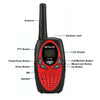 1 Pair RETEVIS RT628 0.5W US Frequency 462.550-467.7125MHz 22CHS Handheld Children Walkie Talkie(Red)