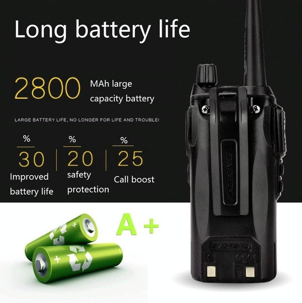 Baofeng UV-8D 8W High-power Dual-transmit Button Multifunctional Walkie-talkie, Plug Specifications:UK Plug