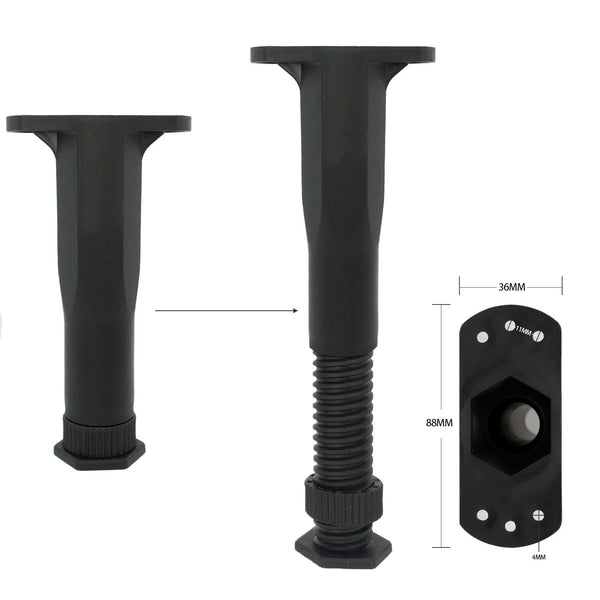 20-37cm Adjustable Underbed Beam Support Holder Retractable Furniture Booster Bracket