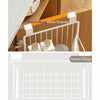 Behind-the-door Hanging Basket Kitchen Condiment Storage Rack Hanging Storage Rack(White)