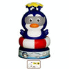 Animal Rotating Sprinkler Flying Children Water Toys, Style: Penguin + 1 Joint