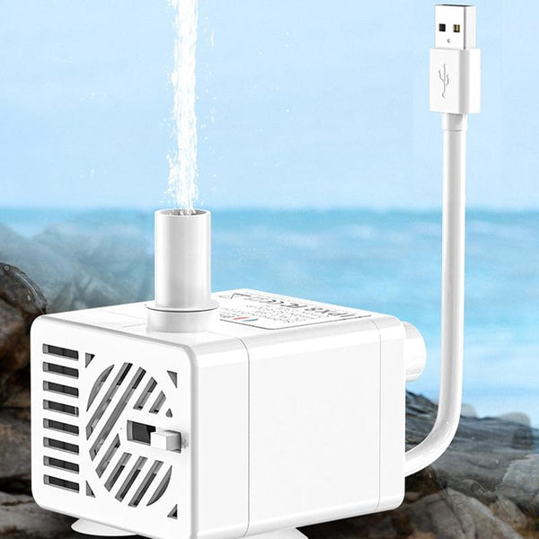 Innovator Group USB Pet Water Dispenser Pump 5V Mute Micro Brushless DC Water Pump Automatic Drainage+1m Pipe