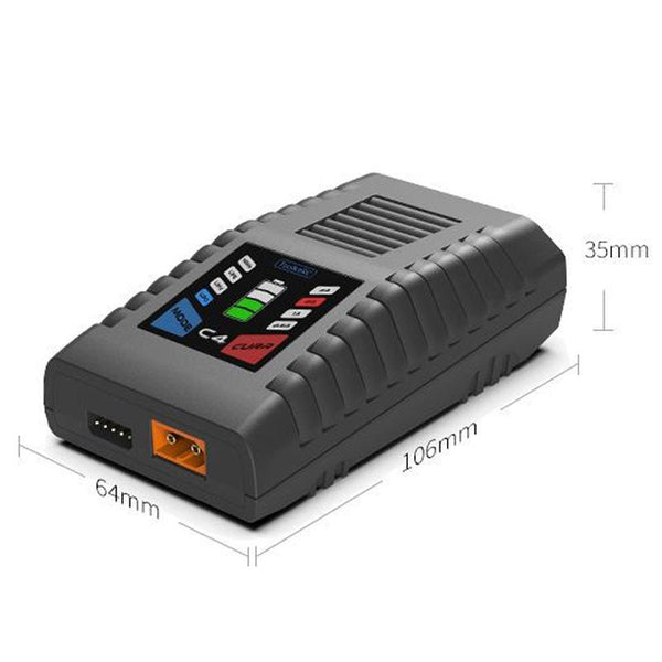 ToolkitRC C4 50W Drones Simple Li-Po Battery Balance Charger(EU Plug)