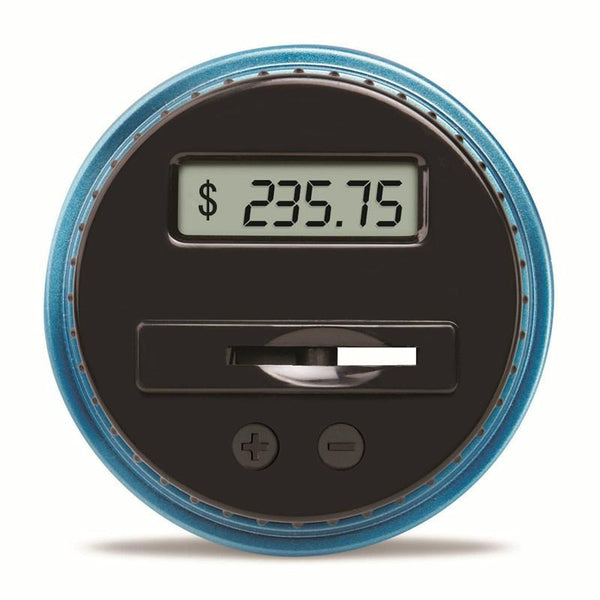 Digital Display Counting Piggy Bank With Lock, Currency: Swiss Franc