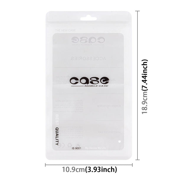 100 PCS Transparent PVC Not Waterproof Dry Packing Bag Case Fishing Kayak Beach Snowboard Pouch for Mobile Phones, Outer Size: 19cm x 11cm, Inner Size: 15.2cm x 9.3cm
