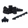 Network Cable Boots Cap Cover for RJ45, Black (100 pcs in one packaging , the price is for 100 pcs)(Black)