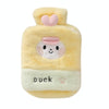 1L Hot Water Bag Dual Hands Plush Cute Hand Warmer, Style: Naughty Cat
