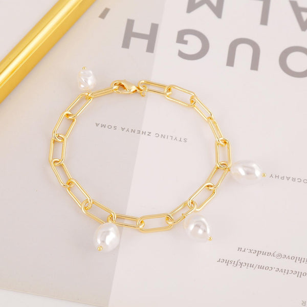 S2003-17 Bohemian Style Female Pearl Bracelet