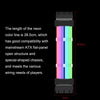 3x8pin Graphics Card Power Supply Wire White 5V ARGB Neon Color Line