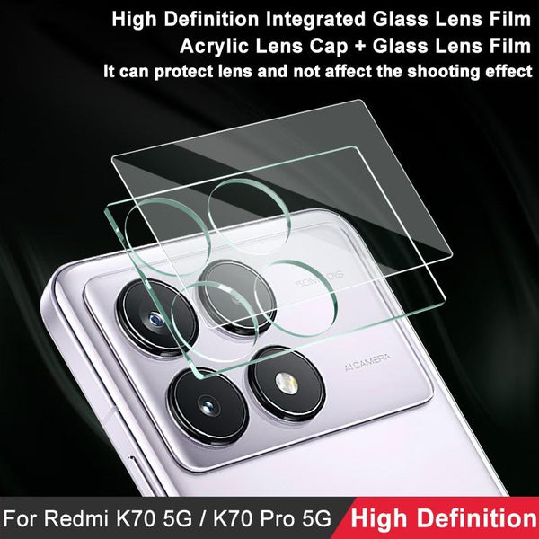 For Xiaomi Redmi K70 5G/K70 Pro 5G/K70E 5G imak High Definition Integrated Glass Lens Film