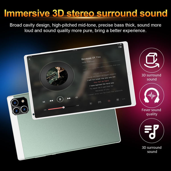 K10 3G Phone Call Tablet PC, 8.0 inch, 2GB+16GB, Android 7.0 MT6592 Octa Core, Support Dual SIM, WiFi, BT, GPS (Black)