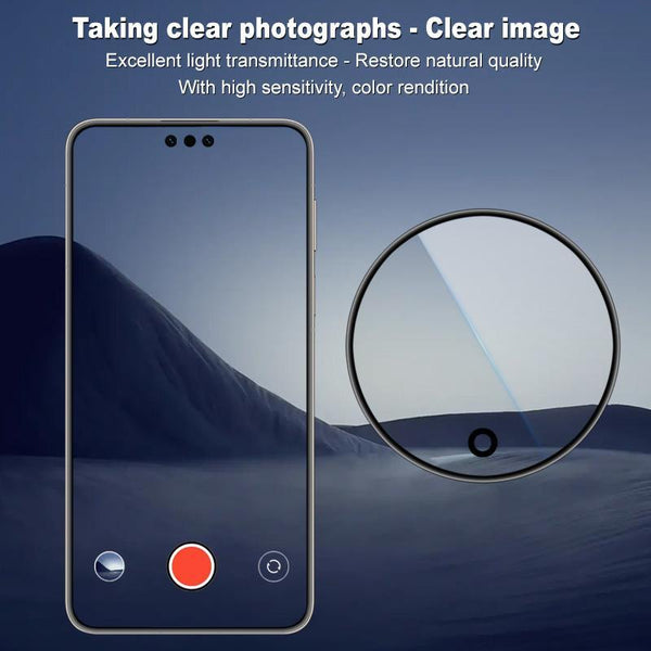 For Huawei Mate 70 Pro IMAK High Definition Rear Camera Glass Lens Film, Black Eye Design