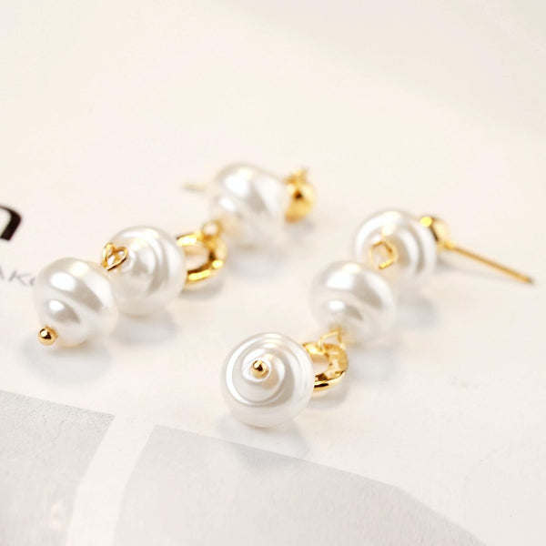 1030402308 Bead Length Stud Earrings Jewelry