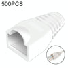 Network Cable Boots Cap Cover for RJ45, Green (500 pcs in one packaging , the price is for 500 pcs)(White)