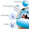 PVC Inflatable Childrens Swimming Ring Play Water Toys Inflatable Shark Shade Seat, Size:95 x 78 x 70cm