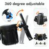 3 IN 1 Universal Baby Stroller Mobile Phone Cup Holder Motorcycle Water Cup Holder(Black)