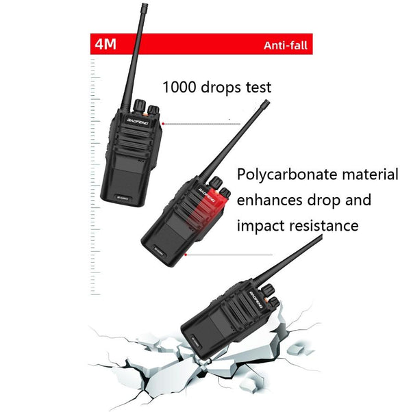 Baofeng BF-S56MAX High-power Waterproof Handheld Communication Device Walkie-talkie, Plug Specifications:AU Plug