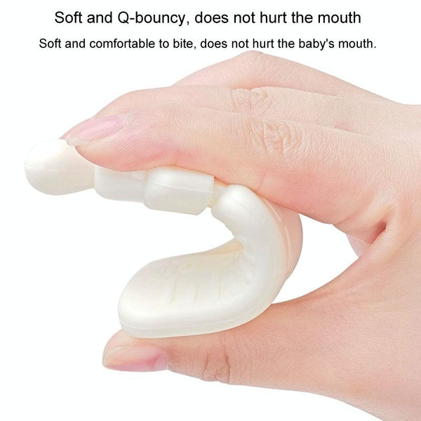 Baby Silicone Teether Bottle Bite Teether Teething Stick, Color: With Box Nano Color