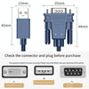 JINGHUA USB To RS232 Serial Cable DB9 Pin COM Port Computer Converter, Length: 3m