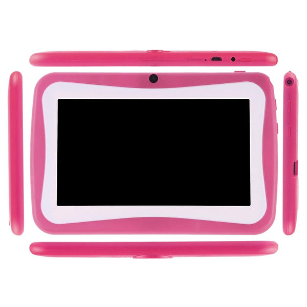 Kids Education Tablet PC, 7.0 inch, 1GB+8GB, Android 4.4.2 Allwinner A33Quad Core 1.3GHz, WiFi, TF Card up to 32GB, Dual Camera(Pink)